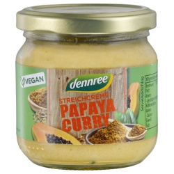 Streichcreme mit Papaya & Curry Streichcreme mit Papaya & Curry von dennree