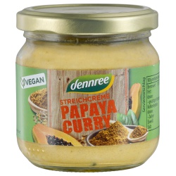 Streichcreme mit Papaya & Curry von dennree