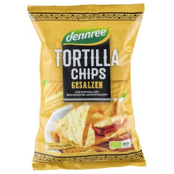 Tortilla-Chips, gesalzen von dennree