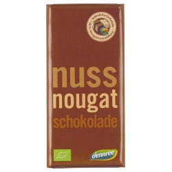 Vollmilchschokolade mit Nougatcreme von dennree