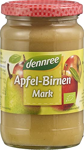 dennree Apfel-Birnen-Mark, ungesüßt (360 g) - Bio von dennree