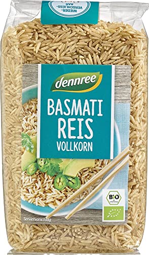 dennree Bio Basmati-Reis Vollkorn (1 x 500 gr) von dennree