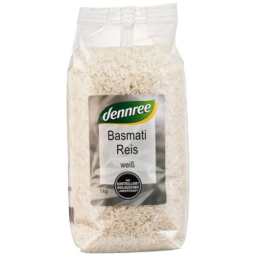 dennree Bio Basmati Reis weiß 1 kg von dennree