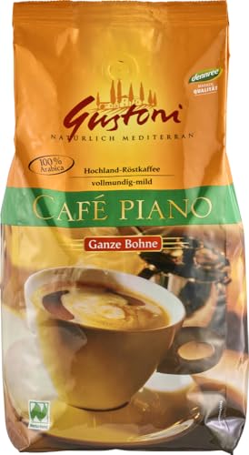 dennree Bio Café piano, ganze Bohne (2 x 1 kg) von dennree