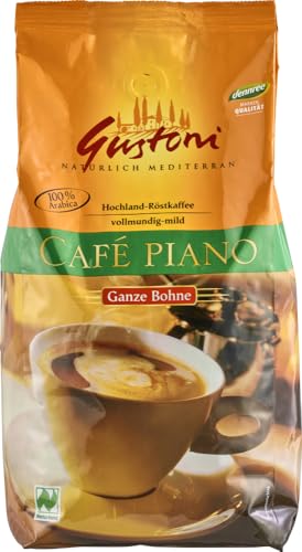 Café piano, ganze Bohne 2 x 1 kg von dennree