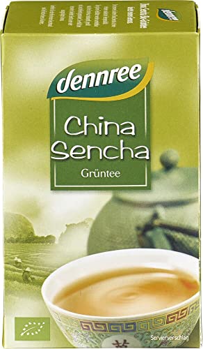 dennree Bio China Sencha Grüntee (6 x 30 gr) von dennree