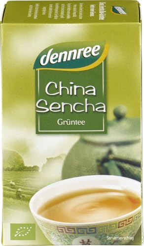 dennree Bio China Sencha Grüntee (6 x 30 gr) von dennree