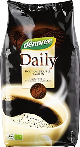 dennree Bio Daily Hochlandkaffee gemahlen (6 x 500 gr) von dennree