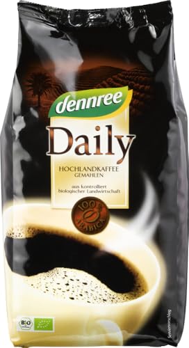 Daily Hochlandkaffee gemahlen 6 x 500 gr von dennree