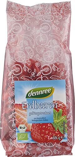 dennree Bio Erdbeeren gefriergetrocknet (6 x 35 gr) von dennree