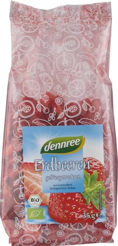 Erdbeeren gefriergetrocknet 6 x 35 gr von dennree
