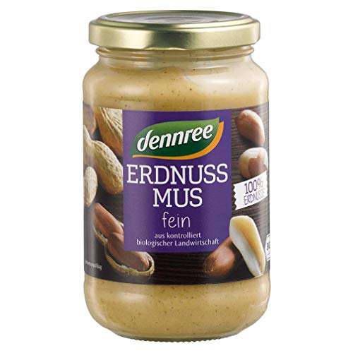 dennree Bio Erdnussmus, 1 Glas 350g von dennree