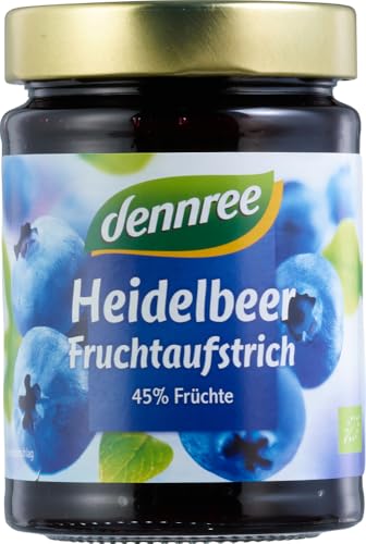 dennree Bio Fruchtaufstrich Heidelbeere (2 x 340 gr) von dennree