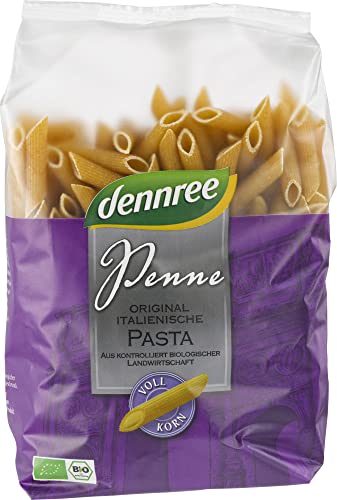 dennree Bio Hartweizen-Vollkorn-Penne (2 x 500 gr) von dennree