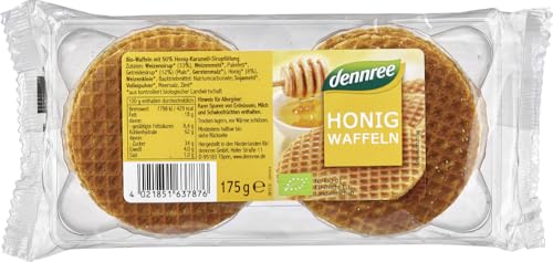 dennree Bio Honigwaffeln (2 x 175 gr) von dennree