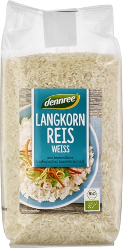 dennree Bio Langkornreis weiß (2 x 1 kg) von dennree