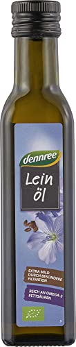 dennree Bio Leinöl nativ, kalt gepresst (2 x 250 ml) von dennree