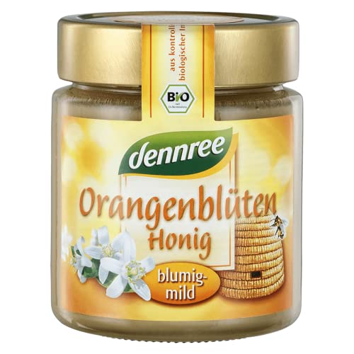 dennree Bio Orangenblütenhonig blumig mild 1er Pack (1 x 500 g) von dennree
