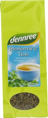 dennree Bio Pfefferminztee mit 20% Krauseminze (1 x 40 gr) von dennree