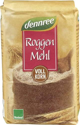 dennree Bio Roggenvollkornmehl (1 x 1 kg) von dennree