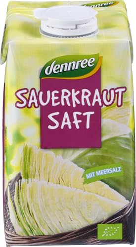 dennree Bio Sauerkrautsaft (6 x 0,50 l) von dennree