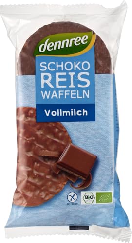 Schoko-Reiswaffeln Vollmilch 2 x 100 gr von dennree