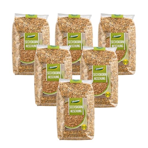 dennree Bio Sechskorn-Mischung (6 x 1 kg) von dennree