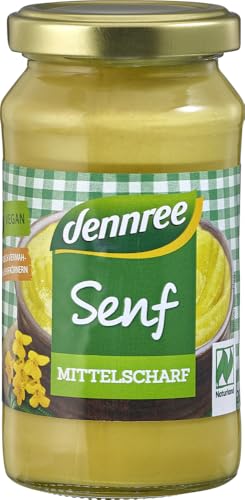 dennree Bio Senf mittelscharf (1 x 200 ml) von dennree