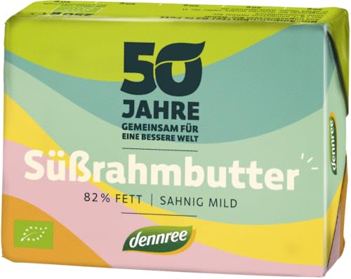 dennree Bio Süßrahmbutter (6 x 250 gr) von dennree