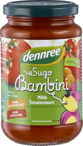 dennree Bio Tomatensauce Sugo Bambini (6 x 350 gr) von dennree