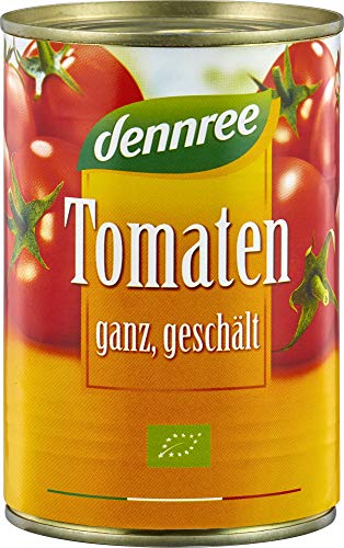 dennree Bio Tomaten ganz, geschält (1 x 400 gr) von dennree