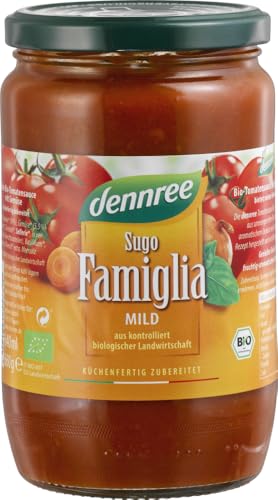 dennree Bio Tomatensauce Sugo Famiglia (2 x 660 gr) von dennree