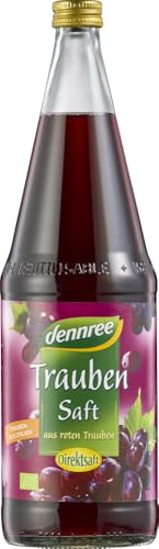 dennree Bio Traubensaft rot (2 x 1000 ml) von dennree