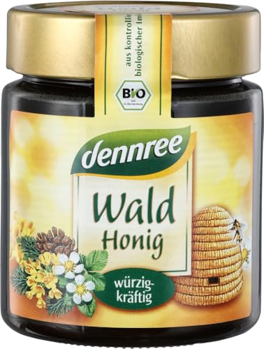 dennree Bio Waldhonig, würzig-kräftig (2 x 500 gr) von dennree