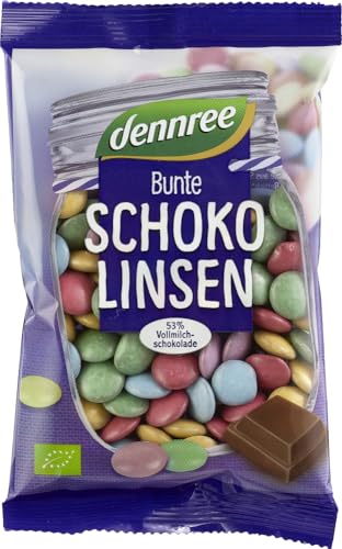 Bunte Schokolinsen 6 x 100 gr von dennree