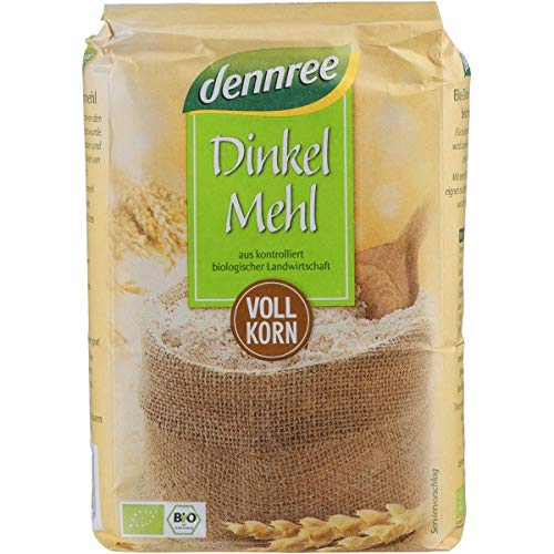dennree Dinkel-Vollkornmehl (1 kg) - Bio von dennree