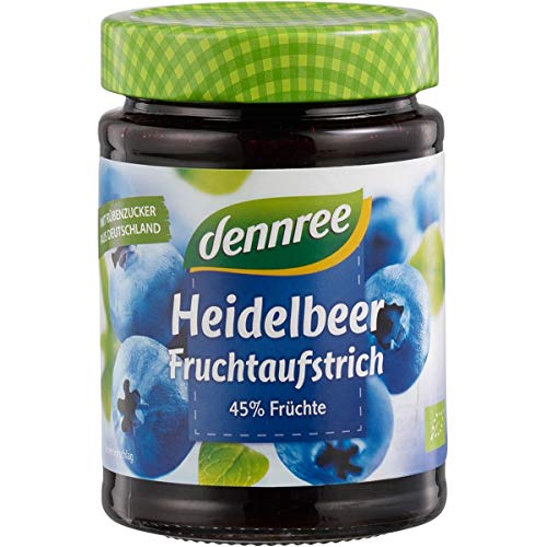 dennree Heidelbeer-Fruchtaufstrich (340 g) - Bio von dennree
