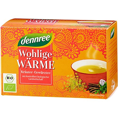 dennree Kräuter-Gewürz-Tee "Wohlige Wärme" im Beutel (40 g) - Bio von dennree