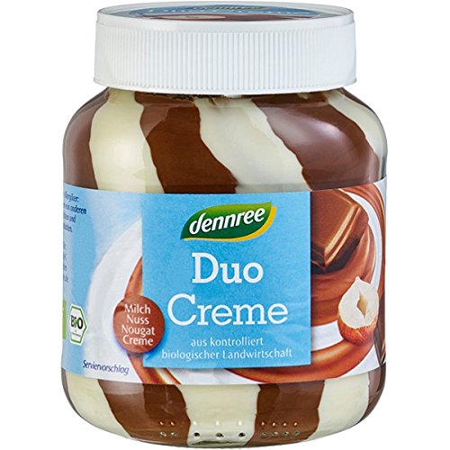 dennree Milch- & Nuss-Nougat-Duo-Creme (400 g) - Bio von dennree
