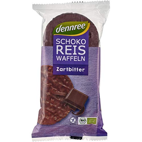 dennree Reiswaffeln mit Zartbitterschokolade (100 g) - Bio von dennree