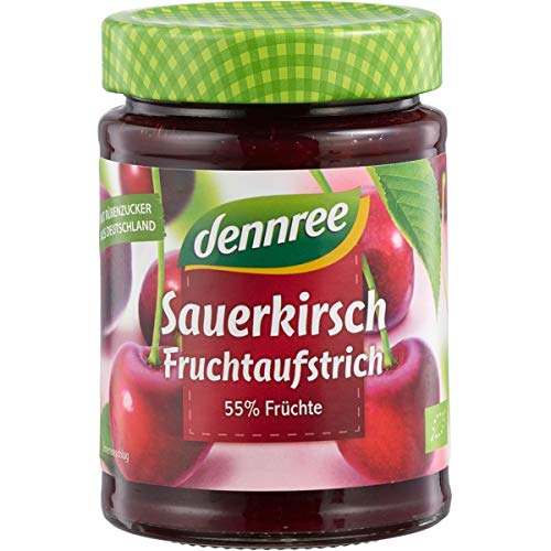 dennree Sauerkirsch-Fruchtaufstrich (340 g) - Bio von dennree