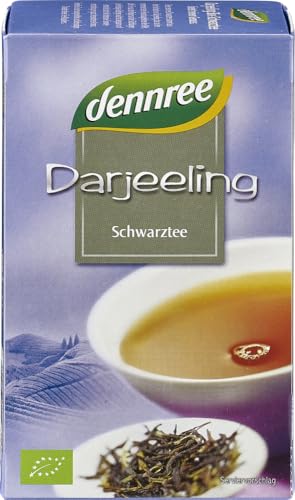 dennree Schwarztee Indien Darjeeling PGI im Beutel (30 g) - Bio von dennree