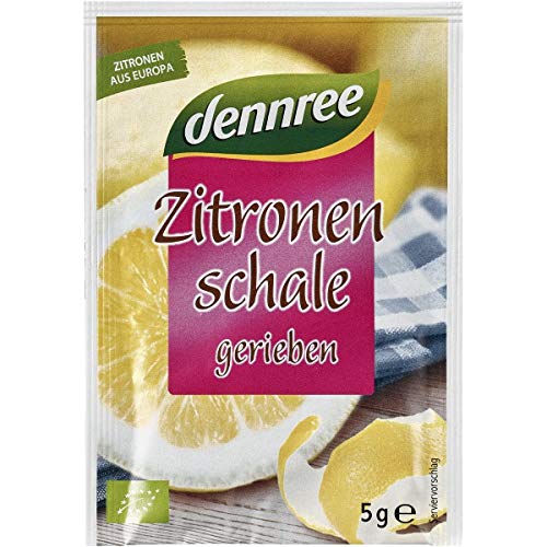 dennree Zitronenschalen, gerieben (5 g) - Bio von dennree