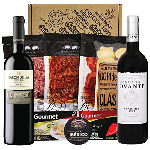 Tapasabend für zwei mit Baron de Ley, Geschenk für Feinschmecker und Spanienfans | Spezialitäten aus Spanien | Geschenk für Männer & Frauen Tapasabend für zwei mit Baron de Ley, Geschenk für Feinschmecker und Spanienfans | Spezialitäten aus Spanien | Geschenk für Männer & Frauen von detapasbox