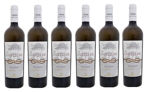 6x 0,75l - 2021er - di Camillo Vini - Cantina del Funare - Lu Castelline - Pecorino - Terre di Chieti I.G.P. - Abruzzen - Italien - Rotwein trocken von di Camillo Vini