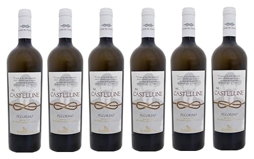 6x 0,75l - 2023er - di Camillo Vini - Cantina del Funare - Lu Castelline - Pecorino - Terre di Chieti I.G.P. - Abruzzen - Italien - Rotwein trocken von di Camillo Vini