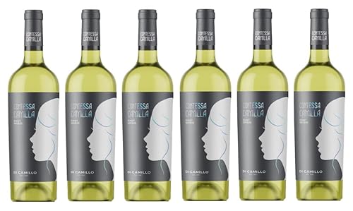 6x 0,75l - 2022er - di Camillo Vini - Contessa Camilla - Pinot Grigio - Abruzzo I.G.P. - Italien - Weißwein trocken von di Camillo Vini