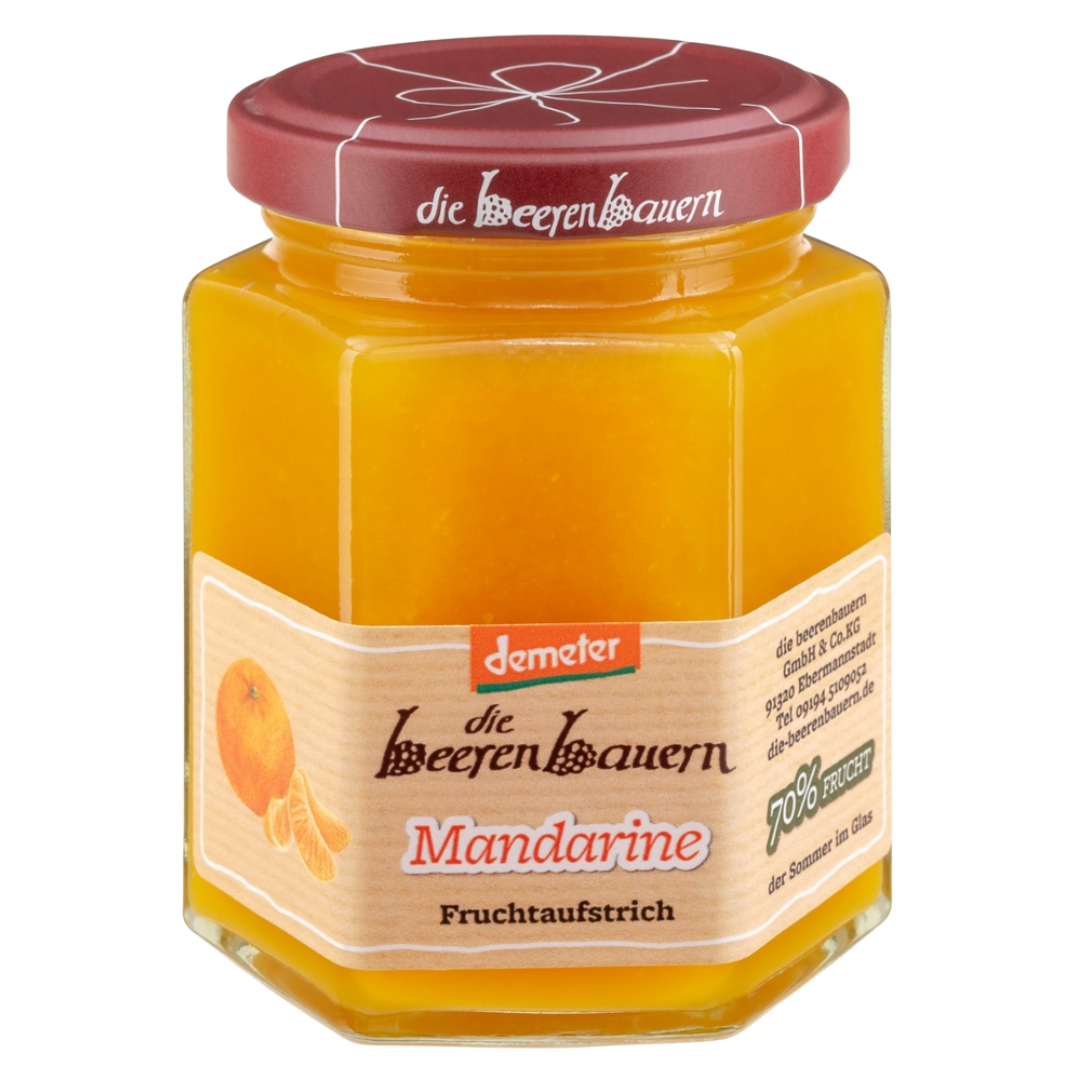 Bio Mandarine Fruchtaufstrich Bio Mandarine Fruchtaufstrich von die beerenbauern