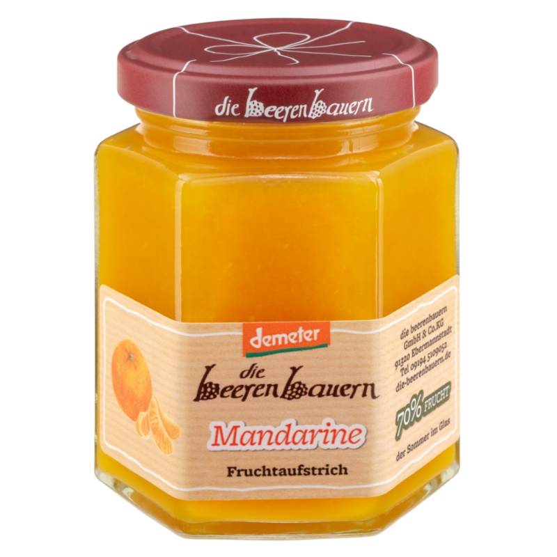 Bio Mandarine Fruchtaufstrich von die beerenbauern