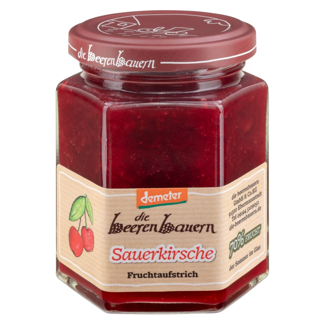 Bio Sauerkirsche Fruchtaufstrich Bio Sauerkirsche Fruchtaufstrich von die beerenbauern